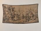 Antique 18-19th Century French Tapestry Depicting A Scene 
