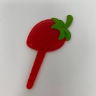 Strawberry Fruit Cupcake Picks - Set Of 24 Toppers