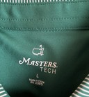 Masters Tech Polo - New With Tag - Green Striped - Men   s L