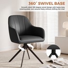 Swivel Dining Chairs Set Of 2 Pu Leather Upholstered Modern Dining Room Chairs