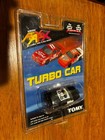 Tomy Aurora Afx Turbo Ho Scale Police Car Slot Car Black white With Lights