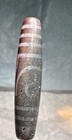 Tibetan Old Mixed Agate  2 Eyed Dzi Bead  Oversized Nice Weathering   Talisman    