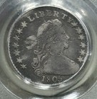 1805 Draped Bust Half Dime H10c Heraldic Eagle Reverse Vf Pcgs Extremely Rare
