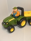 John Deere Old Macdonald Push Tractor W Tomy Farmer Figure Preschool Toy Works