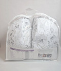Pregnancy Pillow Boppy Side Sleeper Gray Falling Leaves Travel Friendly Washable