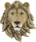 Ebros Simba Safari King Of The Jungle Lion Head Wall Decor Plaque 9 25 tall T   