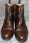 10 B Mens Ariat Brown Leather Zip Paddock Boots  10010880