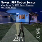 Motion Sensor Outdoor Wall Lights 2 Pack  Dusk To Dawn Porch Lantern 3 Modes