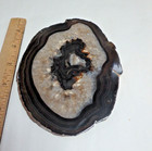 Agate Geode Crystal Natural Polished Brazil  177 1 Grams