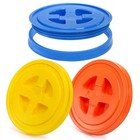 3 Pieces 5 Gallon Bucket Lids  12 Inch Plastic Screw Top Seal Lids  Leak