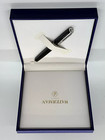 Waterman  Exception Rollerball Pen Slim Black    Sliver New In Box 87520