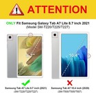 For Samsung Galaxy Tab A7 Lite 8 7 2021 Sm-t220 Tablet Case Tri-fold Stand Cover