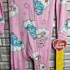 Care Bears 3t One Piece Full Zipper Pajama Pink Nwt