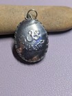 Vintage Ganesh Ganesha Hindu Amulet Enamel Pendant Thailand Blue 1990s