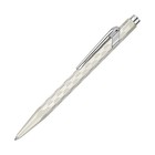 Caran D ache 849 Alpine Frost Ballpoint Pen In White - New In Box