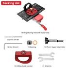 Metal Concealed Hinge Jig With Clamp Adapter Concealed Door Hinge Jig 35mm