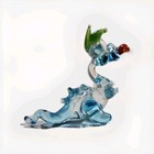 Vintage Dragon Lampwork Cartoon Glass Figurine Sculpture Colorful Handmade