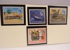 Set Mint Unused Rhodesia   1965 2 6    1966 Independence Overprint Set  Rh12