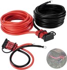 24ft Quick Disconnect Winch Power Cable 2 Awg - 8 Awg Copper Wiring Heavy Duty