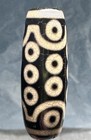 Tibetan 21 Eye Old Dzi Bead Natural Agate  Dragon Scales      