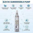 12v Dc Deep Well Pump Solar Submersible Stainless Steel Water Pump 22 Gpm 98ft