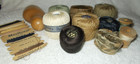 Lot Coats   Clarks Vintage Darning Mending Cotton Thread Mix Shades   Wood Egg