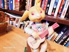 Vintage Celluloid Wind Up Minstrel Banjo Playing Rabbit Made In Occupied Japan