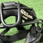 Wilson A3008 Umpire Mask Foam Leather Padded Adjustable Baseball Face Gear
