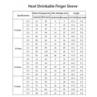 2 1 Cable Wires Heat Shrink 2 3 4 5 Cores Branch Tube Adhesive Heat Shrink Black