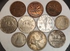 1928-1947 Canadian Coins  Lot Of 10  Random Dates And Denominations