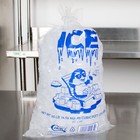 2000 Case 10 Lb Wicketed Clear Plastic Ice Bags Store Bagger Commercial Barcode