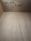 Lane American Folk Art Licensed Reproduction Antique Wood Side Table W  Drawer