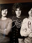 Led Zeppelin Robert Plant jimmy Page Signed 8x10 Coa W matching Numbered Sticker