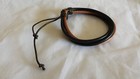 Handmade Men s Genuine Leather Braided Bracelet- Brown Or Black