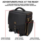 Enhance Tabletop Dnd Bag With Minis Storage  Mat Holder  Fits 4-8 Books  black 
