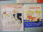 14 Humerous Get Well  Cards 1940 s - 1950 s