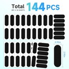 144 Pcs Bowling Thumb Tape   Finger For Bowlers elastic Protective Black