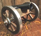 Vintage Miniature Signal Cannon Black Powder Spain Blued Barrel