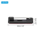 120pcs Safety Pins  22mm Self Adhesive Safety Pins Bar Badge Pins Small black