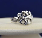 4 Piece Sterling Silver Puzzle Ring In Sizes 6  7  8  9  10