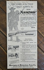 1949 H r Plainsman  22 Bolt Action Repeater Rifle Original 2 3 Page Print Ad