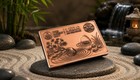 1 Kilo  999 Fine Copper Bar   Molten Mark Series   Handcrafted Copper Bullion