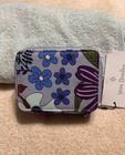 Vera Bradley Bengal Lily Travel Pill Case Colorful Floral Zip Pill Box New