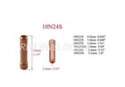 Tig Stubby Gas Lens 17gl332 3 32   2 4mm 10n24s Wp 17 18 26 Welding Torch 20pcs