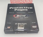20 Bcw Pro 2-pocket 5 X 7 Photo Album Pages 5x7 Clear 3-ring Binder Sheets