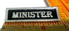Minister Pin Motorcycle Chaplain Preacher Cma Collectible Old Biker Vest Pinback