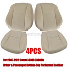 Driver   Passenger Bottom-top Seat Cover Tan For 2007-2012 Lexus Ls460 Ls600h