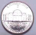 1943 D Jefferson War Silver Nickel From Bu Unc Roll