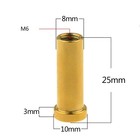 Titanium Nut Bike Brake Caliper C Clamp Nuts Length 13 15 17 23 25 31 5 33 35mm