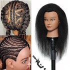 Mannequin Head With Human Hair 100  Real Hair Manikin Cosmetology Doll Head H   